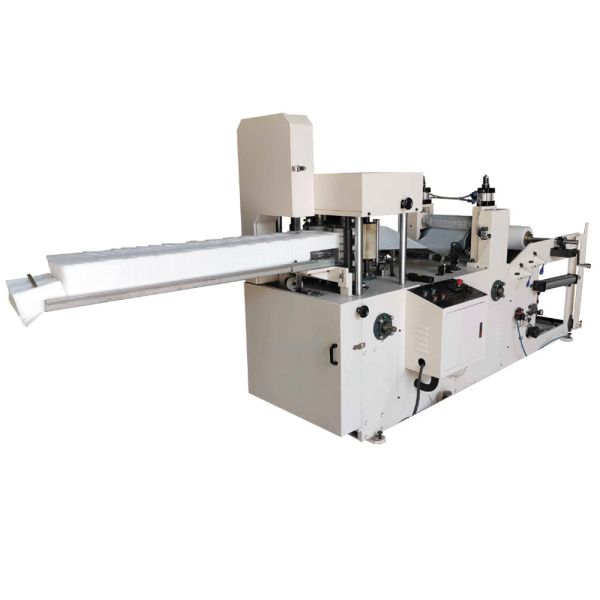 Quality Embossing Folding Printing Napkin Tissue Paper Making Machine Bandsaw Cutter for sale