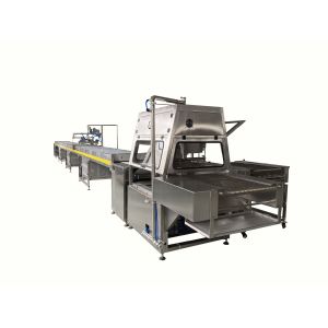 Wholesale Easy Cleaning Granola Bar Chocolate Enrober Machine / Enrobing Line from china suppliers