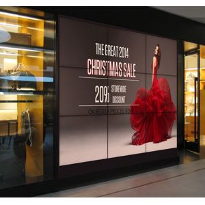 3*1 Vertical Wall Mounted LCD Digital Signage Video Wall Frameless Ultra Narrow