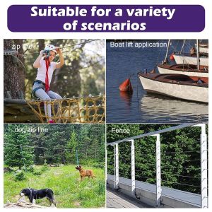 Tolerance ±1% 1/16" Galvanized Steel Aircraft Wire Rope 7x7 304 Grade Versatile