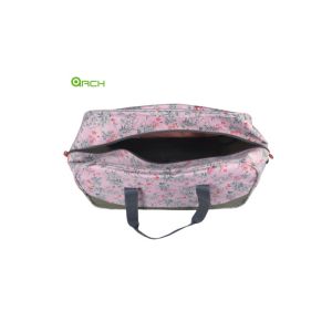 Printing Material Travel Duffle Bag with Webbing handle and Padlock