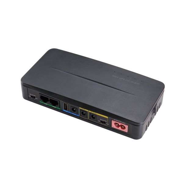 Quality Mini UPS Backup Power Supply For Router, Modem , Security Camera , Built-In 10000 MAh Battery for sale