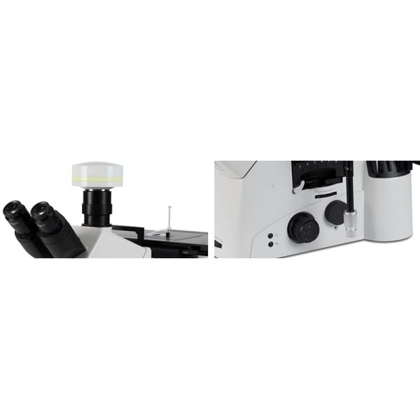 OPTO EDU A13.1097 Inverted Metallurgical Microscope Coded Nosepiece