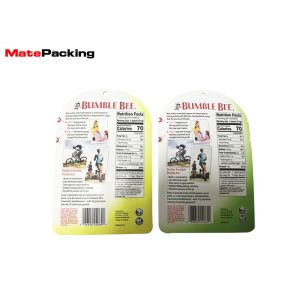 Gravure Printing Meat Retort Pouch Bag With Spoon Support 135 Celsius Degree