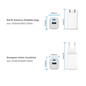 35W AC Wall PD Power Adapter Charger For Notebook