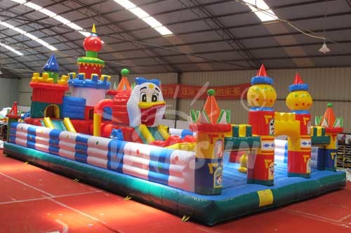 Facetory price Amusement Park Inflatable Fun City For Sale