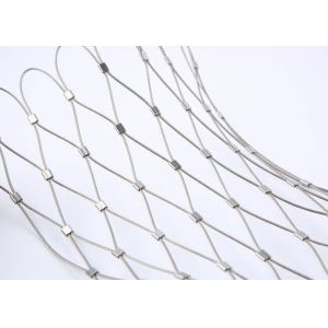 7X7 X Tend Flexible 316l Stainless Steel Wire Rope Mesh Netting