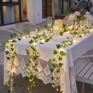 75lm/w IP65 Waterproof LED Fairy String Lights LED Leaf Garland Light