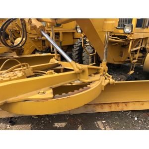 Operating Normally Used Motor Grader Yellow 140h Motor Grader 123 Kw Rated Power