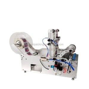 Excellent Performance High Speed Round Semi Automatic Two Side Sticker Labeling