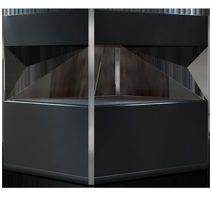 360 Hologram Advertising Display Showcase , Holobox For Retail Shop Or