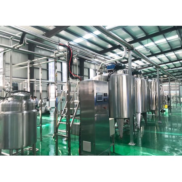 Commercial Juice Processing Machine Juice Jam Milk And Water Blending Line Easy