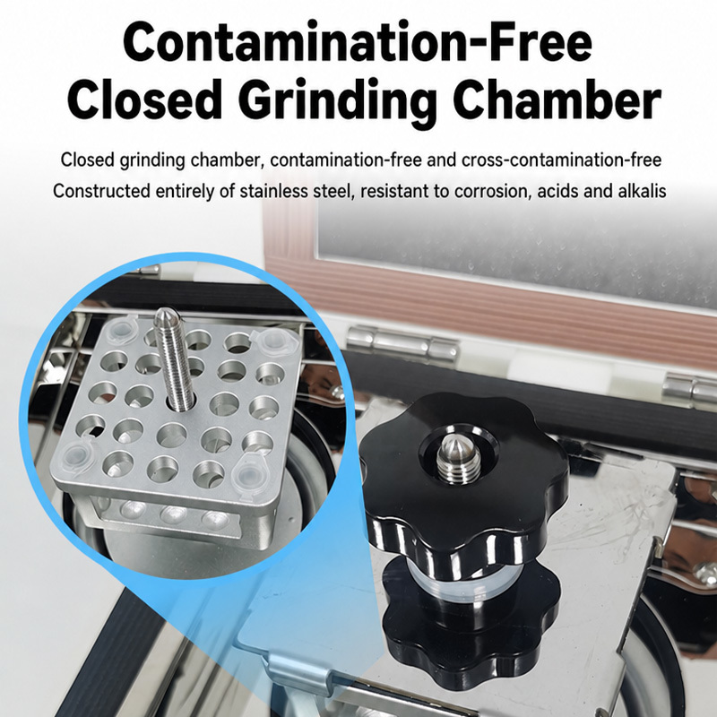 High Throughput Tissue Grinding Machine Vertical Vibration Bead Mill Homogenizer for Laboratory Biological Sample Cell Lysis