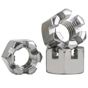 Directly Sells Black M2-M30 Slotted Nut DIN935 Hexagonal Blossom Nut in Various