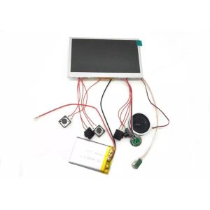 4.3/5/7/10.1 inch LCD kit with PCBA and battery TFT LCD video module with audio