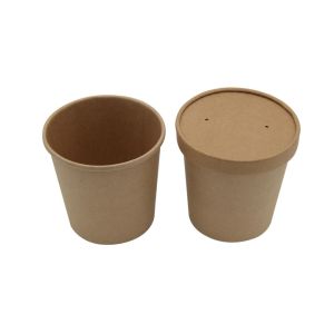 Eco-Friendly Compostable Takeaway Biodegradable Kraft Paper Disposable Noodle