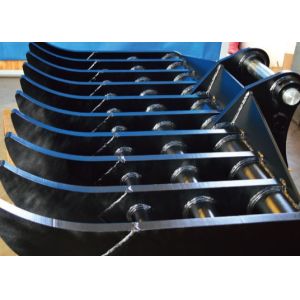 6 Teeth 10-13 Ton Excavator Root Rake For Deawoo DH100 DH130 DH150