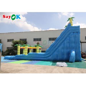Inflatable Swimming Pool Slide Tropical Fiesta Breeze Commercial Inflatable