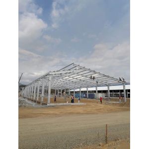 Prefabricated Steel Structure Poultry House Q235B Q355B Steel Frame Chicken