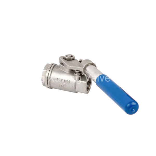 GB Standard Stainless Steel SS304 Fnpt Thread 2-PC Ball Valve with Spring Return