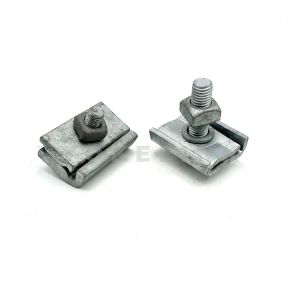 Wholesale 1/2&quot;x 6&quot; Hot Dip Galvanized steel One Bolt Guy Wire Clamp for Pole Line Hardware from china suppliers