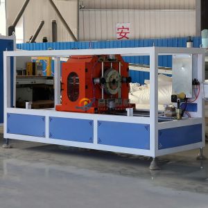 One Feed PVC Plastic Water Supply Pipe Making Machine Full Intermeshing