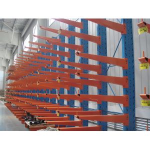China Structural Powder Coated Double Sided Cantilever Racking Warehouse Metal
