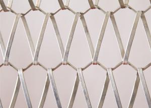 China Metal Link Decorative Wire Mesh Panels Spiral Decorative Net For Curtain on sale