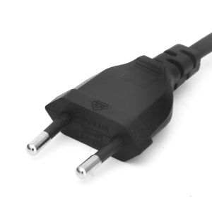 High Quality 2 pin 250v eu electricalac Power Cable Polarized 250V Europe tv vde