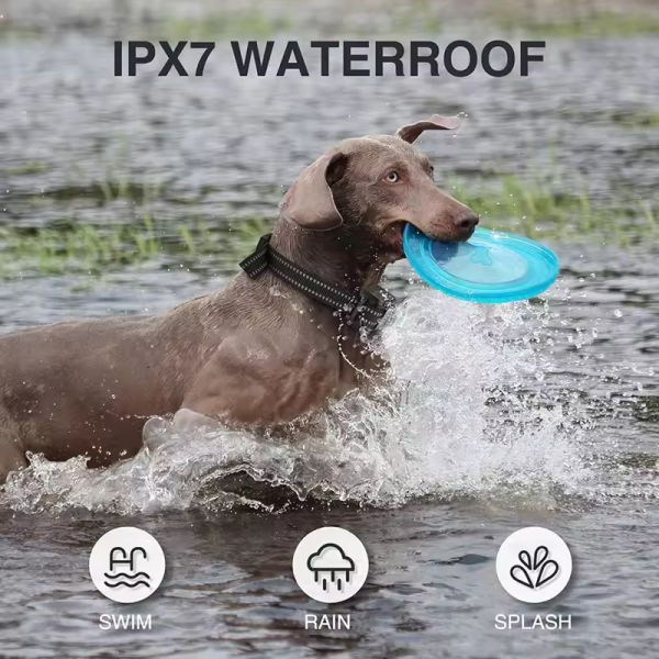 Rechargeable Pet Training Products Auto Anti Bark Spray Collars Customized