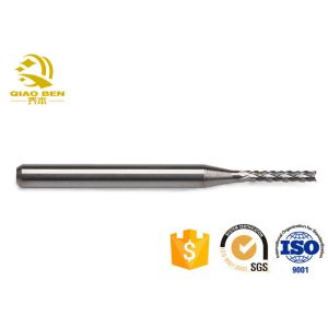 Stainless Steel Cnc Carbide Tools High Efficiency 2 Flute Carbide End Mill