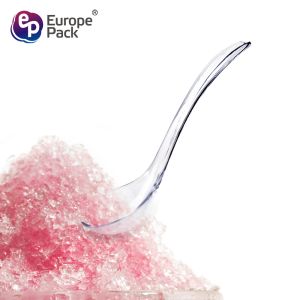 2019 nice plastic long handle set ice cream serving spoon with high quality