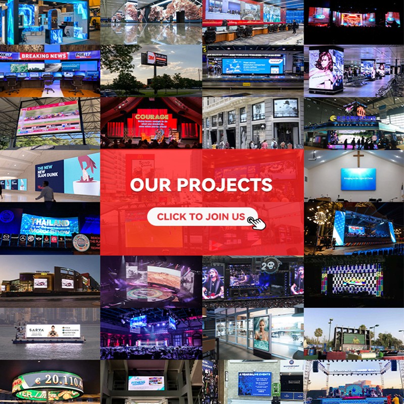 Outdoor LED Display Screen with P4 Pixel Pitch 1920Hz-3840Hz Refresh Rate and