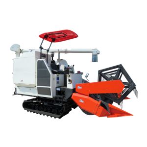 Full Feeding Grain Combine Harvester with Rubber Track
