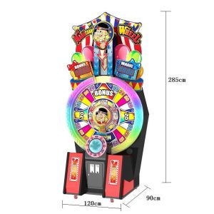 Magicians Wheel Lottery Redemption Game Machine Rotating Wheel Coin Operated