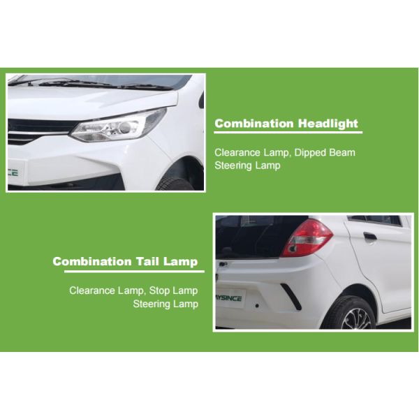 Factory directly supply electric car lithium battery car new style 5 doors 4 seats electric vehicle with solar panel