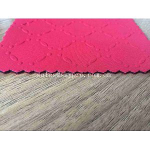 Custom Pattern Foam Sponge Polyester Knitted Laminated Neoprene Fabric