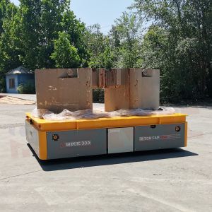 Heavy Load Battery Powered Industrial Transfer Cart For Transformer Handling