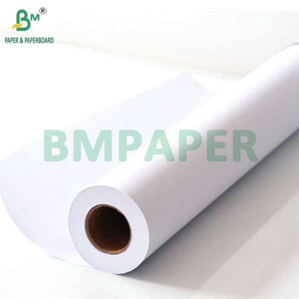 Quality 36'' x 500ft 3'' Core Format CAD Inkjet Paper Roll For Printing Architectural Plans for sale