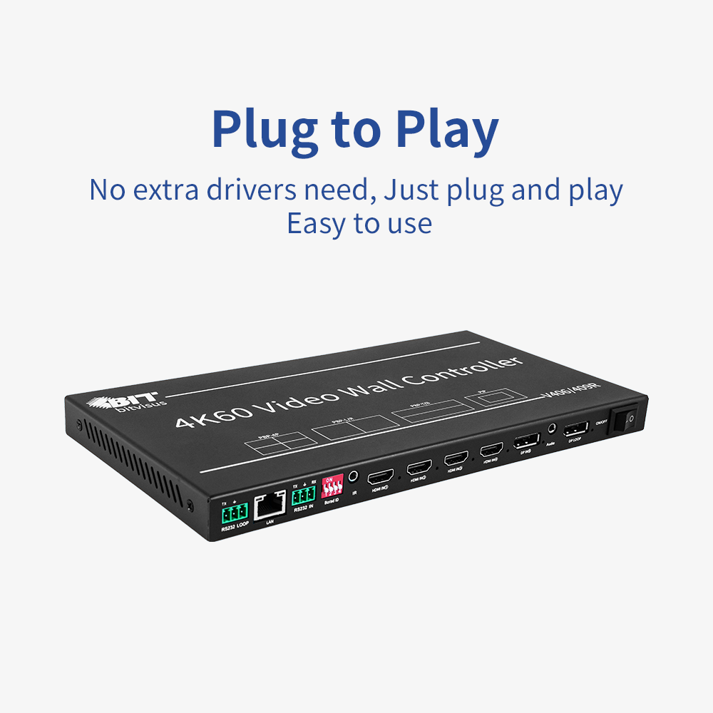 Wholesale Multi-Viewer 4x1 HDMI Security Conference Monitoring solution Video Wall Controller with Multiple Views and 4 HDMI Inputs from china suppliers