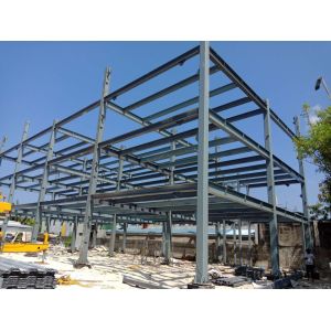 Professional Design Seven Flooes Steel Structure Frame For Building Sale