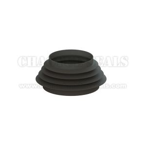 Black Nitrile Buna N Custom Rubber Bellows Oil Resistance For Papermaking