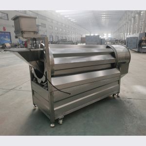 Potato Chips Seasoning Machine With Customized Automatic Seasoning Tumble