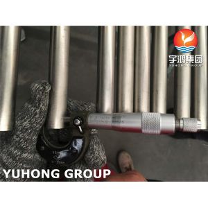 Titanium Seamless Tube ASTM B338 Gr2 Gr9 Titanium Exhaust Pipe Heat Exchanger