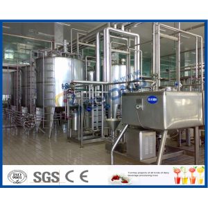 3000L / 5000L / 10000L Dairy Processing Plant For Milk Manufacturing Process