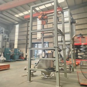 Open Type Design High-Frequency Vibration Bulk Bag Unloader For Rapid Material