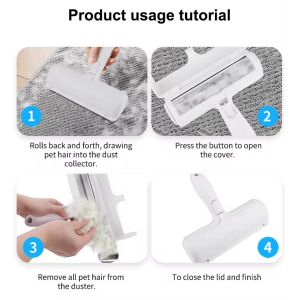 Plastic Pet Cleaning Tools Custom Logo Dog Lint Rollers Reusable