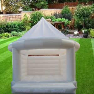 Unisex 2024 Design Commercial Grade White Bounce House for Middle Schoolers 8-13