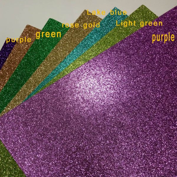 Black Glitter Card Stock Paper