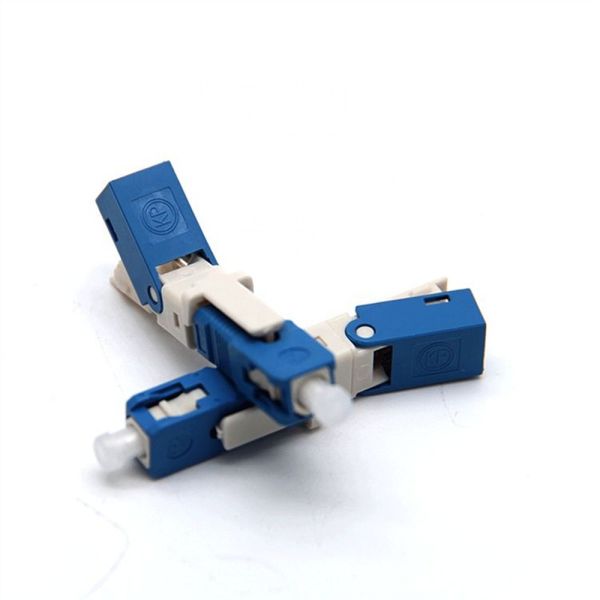 Quality fast connector sc upc high quality waterproof LC PC fiber optic fast connector, FTTH SM LC optic quick assembly fast connector for sale